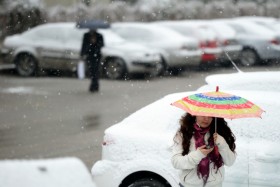 ANKARA'DA KAR YAGISI