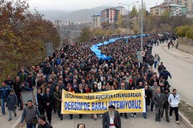 tunceli baraj protesto