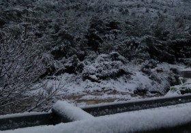 Kıbrısa kar yağdı