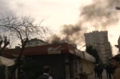 Ataköy'de yangın