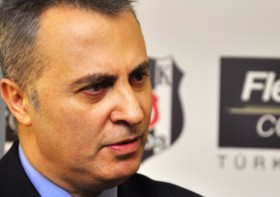 BESIKTAS KULUBU BASKANI FIKRET ORMAN