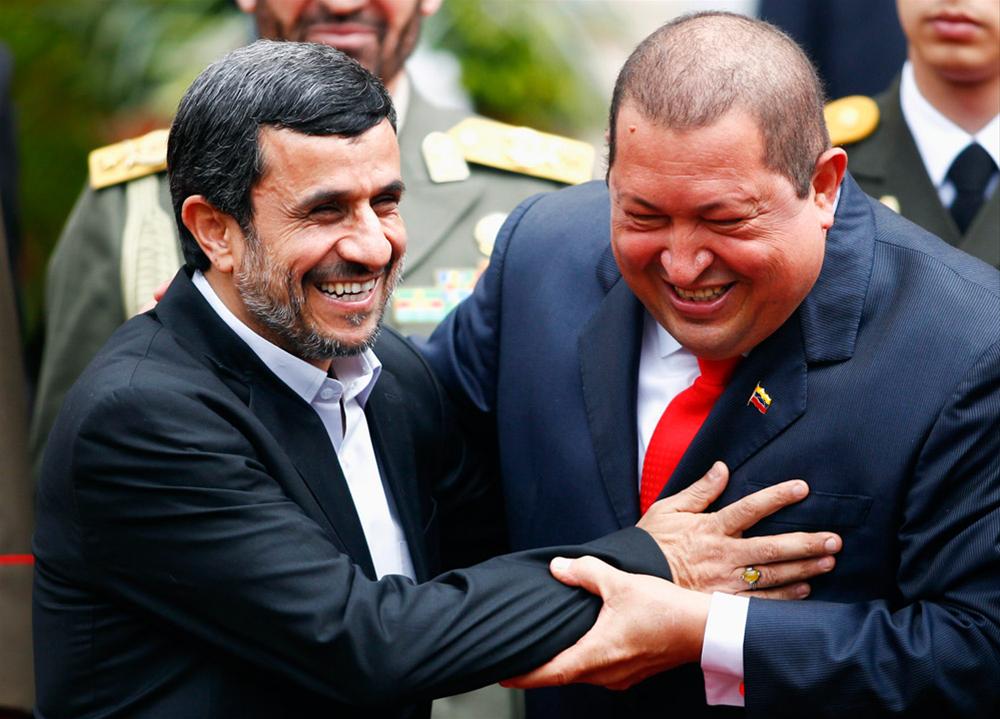 Hugo Chavez ve Ahmedinejad