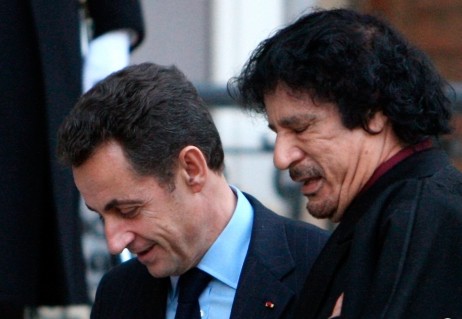 Sarkozy Kaddafi