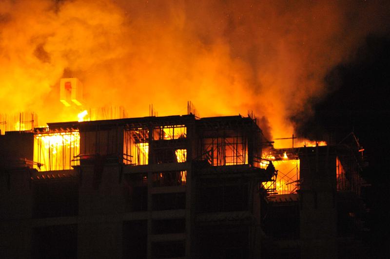 Samsunda otel yangını