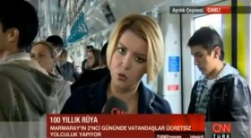 Marmaray arızası canlı yayın