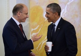 Obama, İtalya Başbakanı Letta ile görüştü