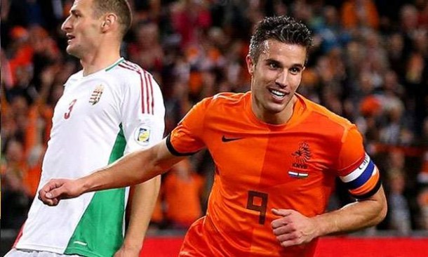 Van Persie Hollanda Macaristan maçı