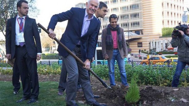 Yorgo Papandreu Gezi Parkı'nda 2 Yorgo Papandreu