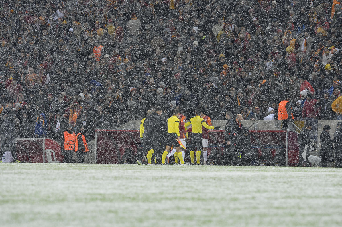Galatasaray Juventus maçı kar