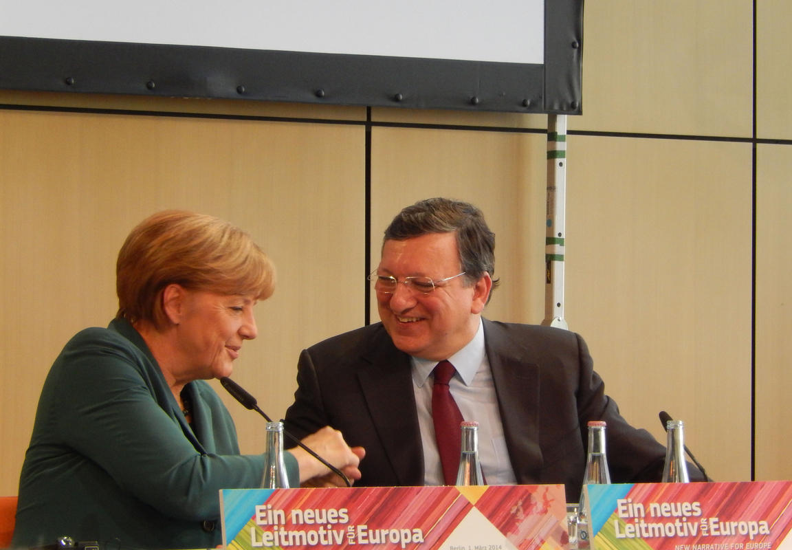 Barroso ve Merkel