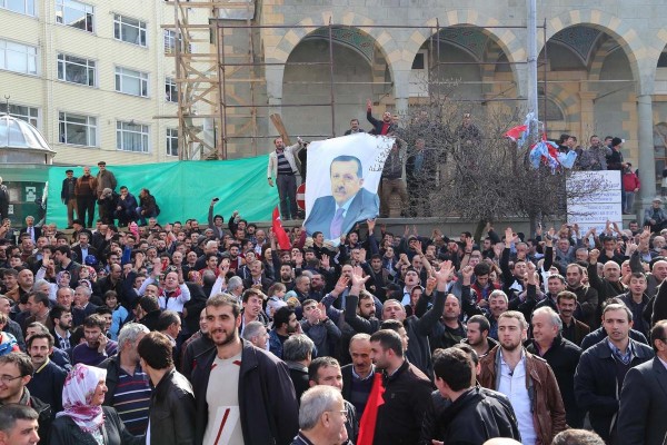 CHP Rize mitingi akp saldırı