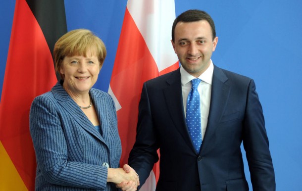 Gürcistan başbakanı Merkel