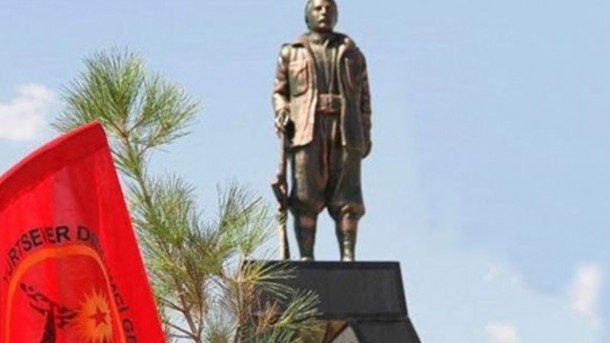 Lice PKK heykeli
