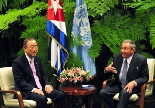 Ban Ki-moon Castro