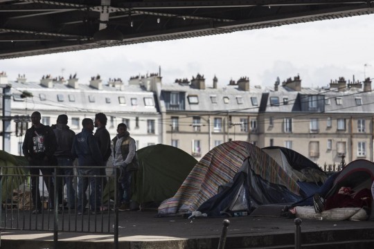 Fransa göçmen kampı