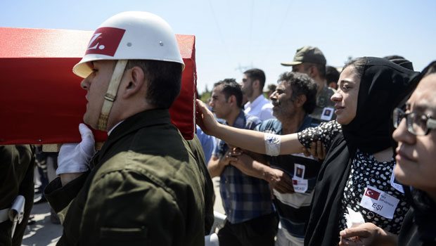 Şehit Astsubay Yalçın Nane için Gaziantep'te tören düzenlendi