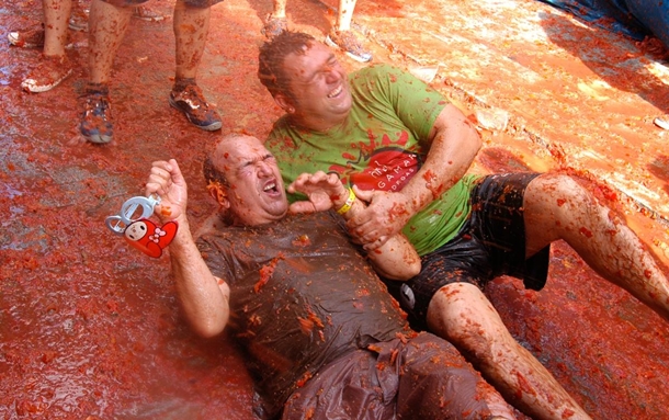 La Tomatina ispanya festival