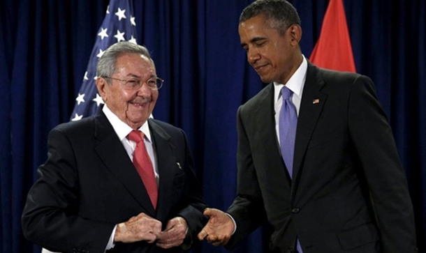 Raul Castro Barack Obama