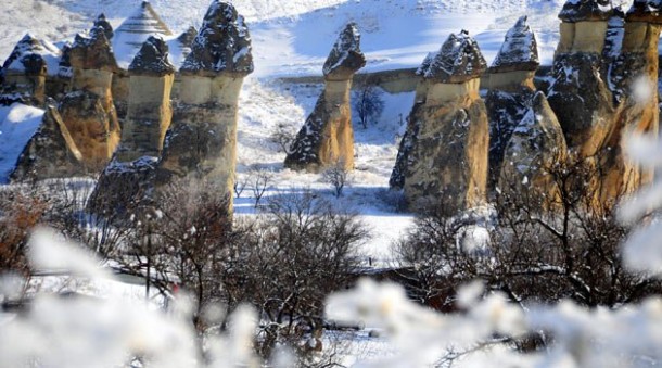 Yeni yılda turistlerin Kapadokya ilgisi