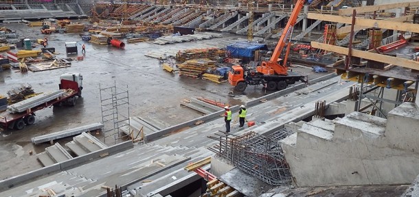 VTB Arena inşaatı