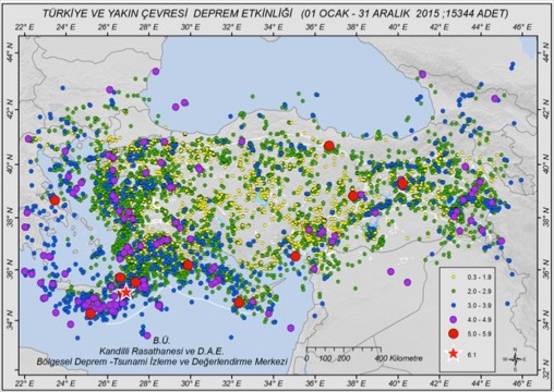 depremler 2015