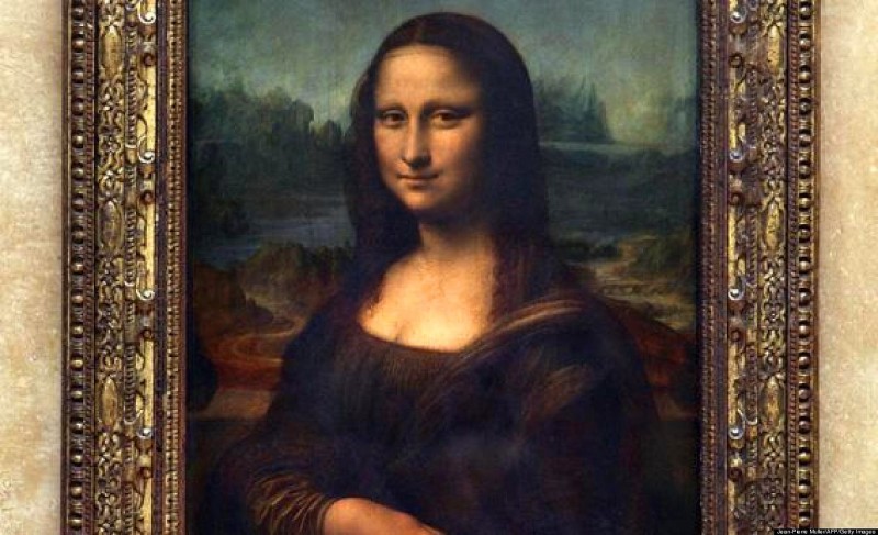 Rönesans döneminde Leonardo da Vinci tarafından kavak bir pano üzerine Sfumato tekniği ile resmedilmiş Mona Lisa tablosu