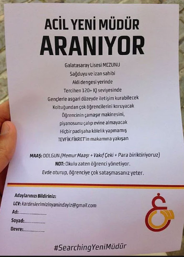 galatasaray lisesi mudur