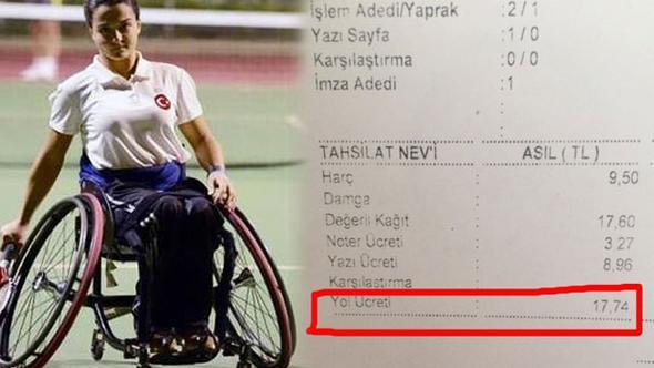 Engelli Sporcudan Yol Ücreti Alan Noterin Cezası Belli Oldu /