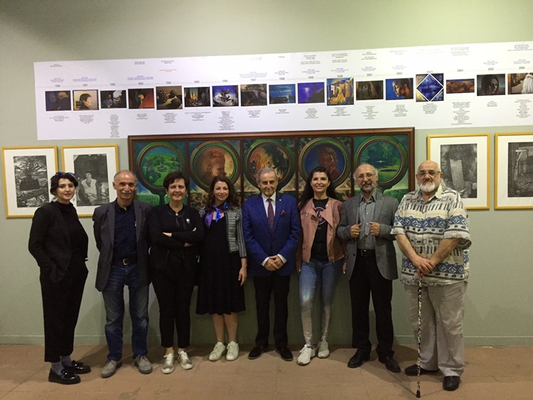 Ressam Aydın Ayan’ın 45. Sanat Yılı Retrospektif Sergisi Üzerine İzlenimler 2 Sır ve Büyülü Gerçek Sergisi
