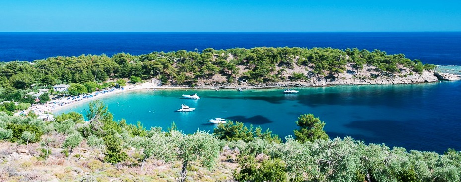 Turistlerin akın ettiği Thassos adasının en güzel plajları 6 Alyki Beach