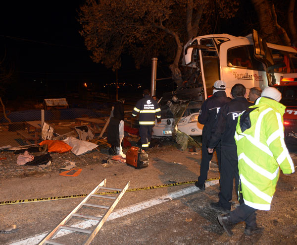 eskisehir gezi  otobusu kaza 