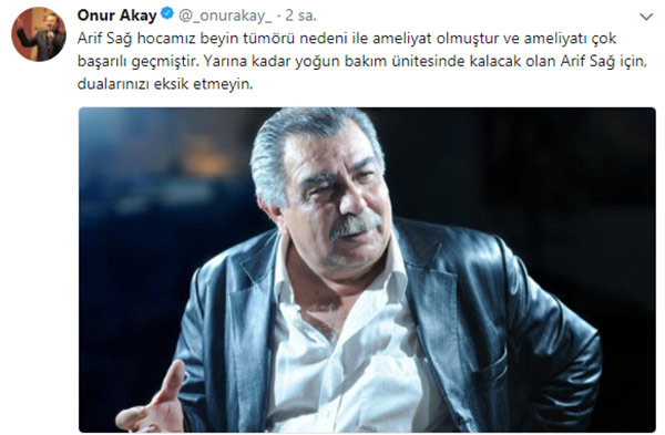 Onur akay arif sag paylasimi