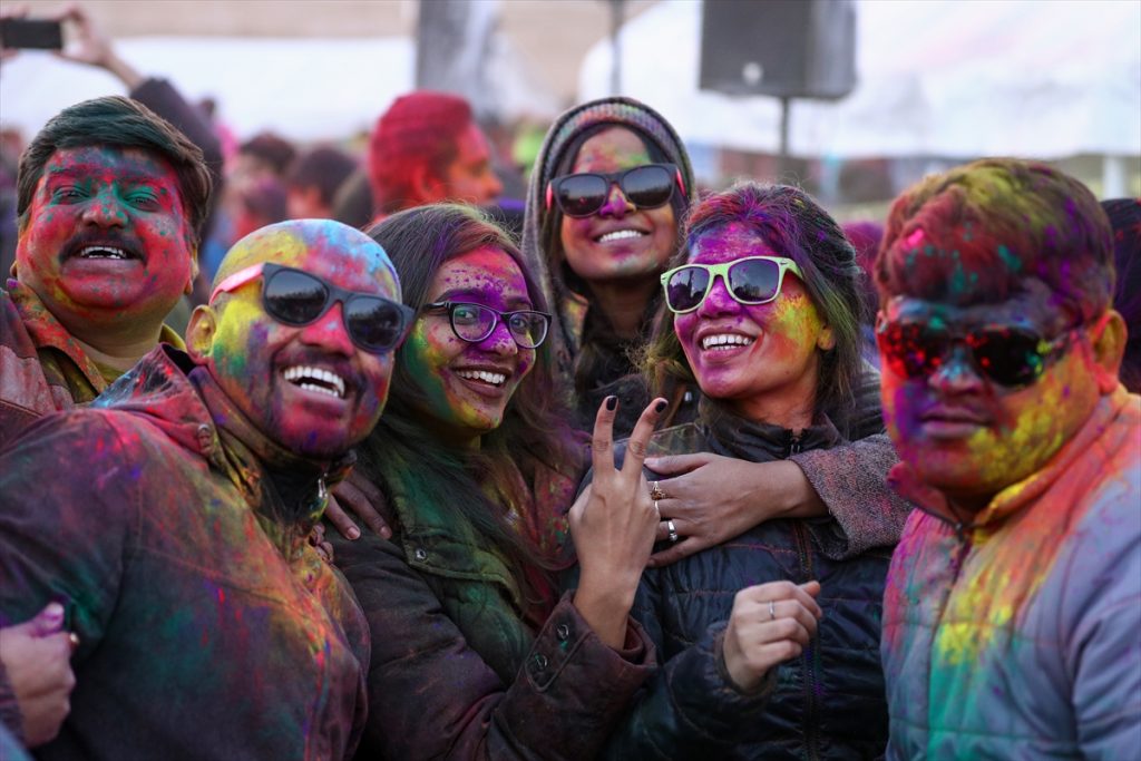 Hindistan Renkler Festivali Holi ABD’de Kutlandı