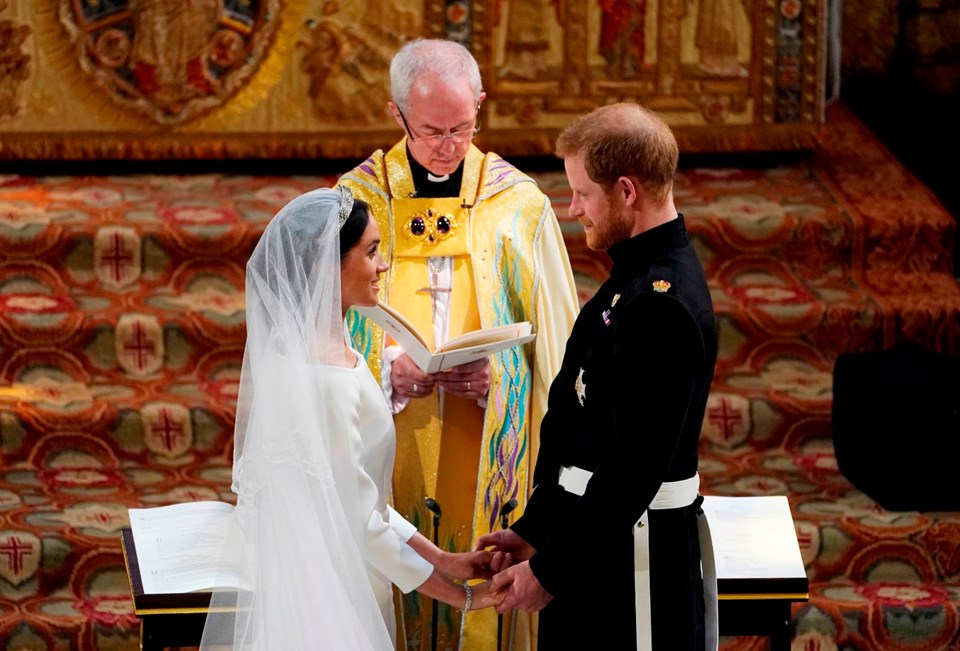 Prens Harry ile Meghan Markle evlendi 3 Prens Harry ile Meghan Markle evlendi