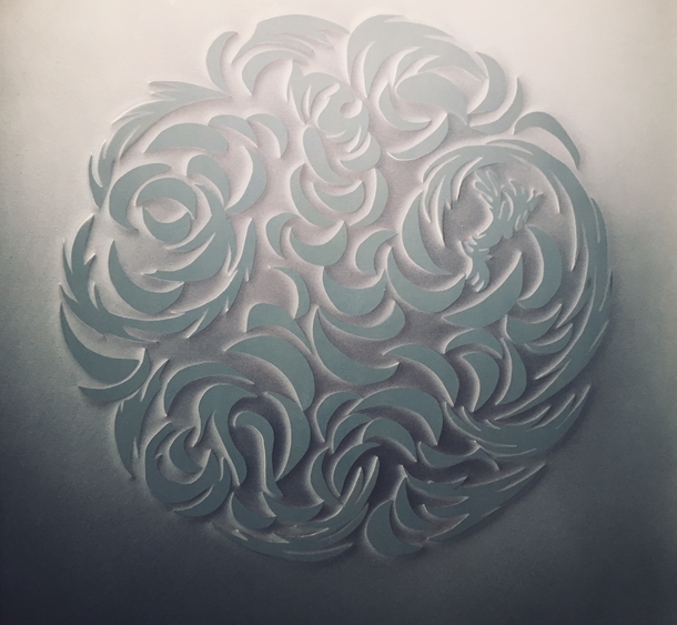 Ressam Tülin Onat'ın Sergisi “Seçilen Üzerine Birkaç Cümle” 3 Tülin Onat, Mühür, 185x150 cm, TUA, 2012