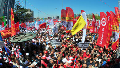 May Day celebration in Taksim Square, Turkey after 32 years