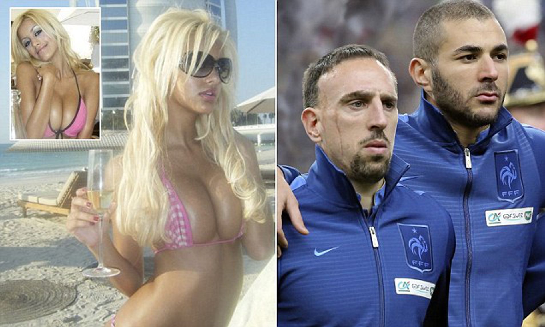 Frank Ribery, Karim Benzema sex scandal Zahia Dehar photo gallery