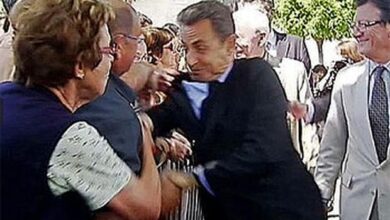 Sarkozy attacked in France