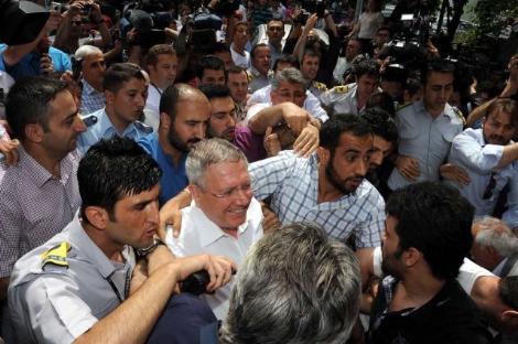 Fenerbahce President Aziz Yildirim during his arrest