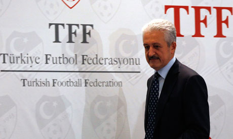 The Turkish Football Federation chairman, Mehmet Ali Aydinlar