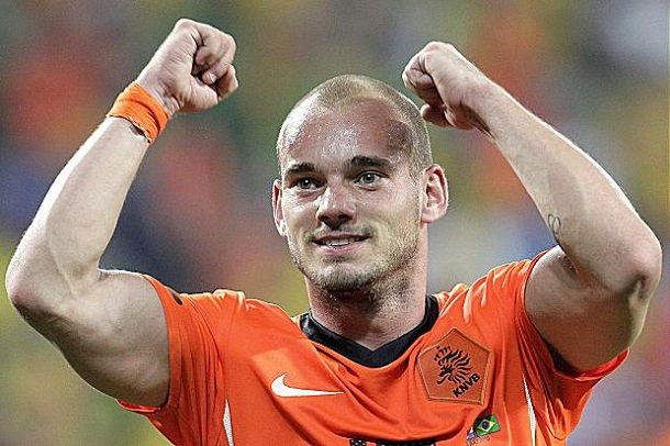 Netherlands star midfielder Wesley Sneijder, was transferred from Galatasaray to Manchester United for £16m. New Manchester United Dutch manager Louis van Gaal would like to bring in Wesley Sneijder from Galatasaray. The Dutch midfielder has long been linked with a move to Old Trafford and now the Sun say he could make a £16m move. Galatasray Chairman  Unal Aysal claims he would not stand in Wesley Sneijder's way if Manchester  United pay his release fee of £16million. "Sneijder is a good player," he said. "We want to keep him at Galatasaray. "If Galatasaray receive an offer of €20million, we do not have the luxury of saying no. That is stipulated in the contract. "All I can say is that if any club pays us €20million and he wants to go, we can't force him to stay because it is written in the contract."