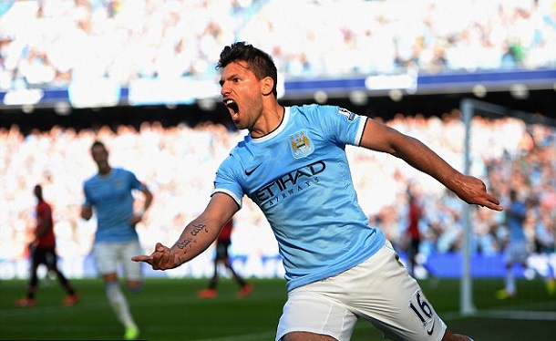 Manchester City 1 Manchester United 0:Aguero made breatless Red Devils