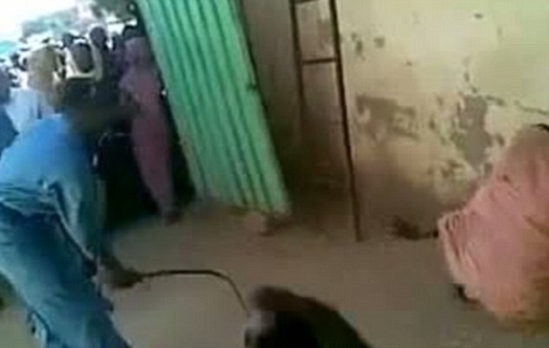Here Sharia law in Sudan:Sudanese women flogged in the street by police, Video / Breaking News