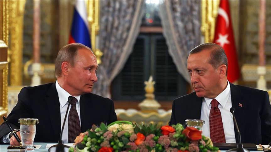 Erdogan, Putin discuss planned Syria talks over phone