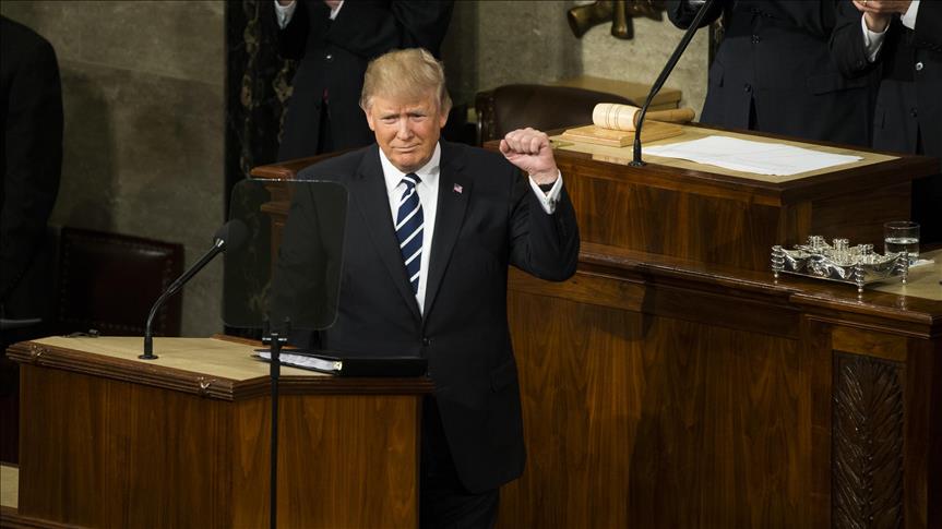 Trump Vows America First In First Congressional Address