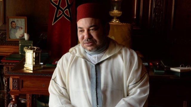 The king of Morocco in Cuba with his family