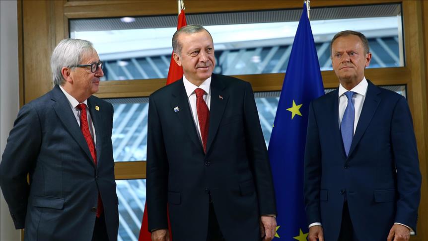 President Erdogan Meets EU leaders