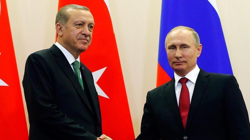 Erdogan, Putin Discuss Syria Over Phone