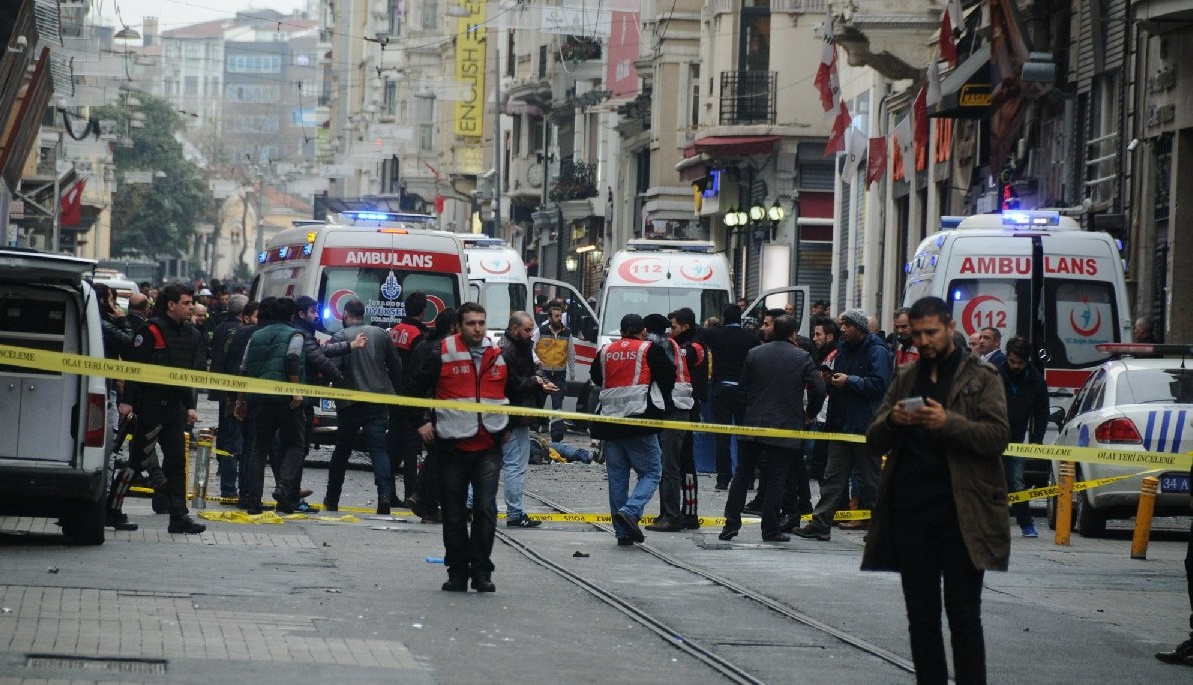 Explosion in İstanbul