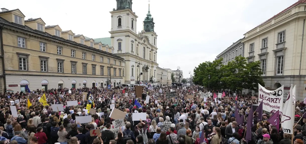 Protests against abortion rights in Poland